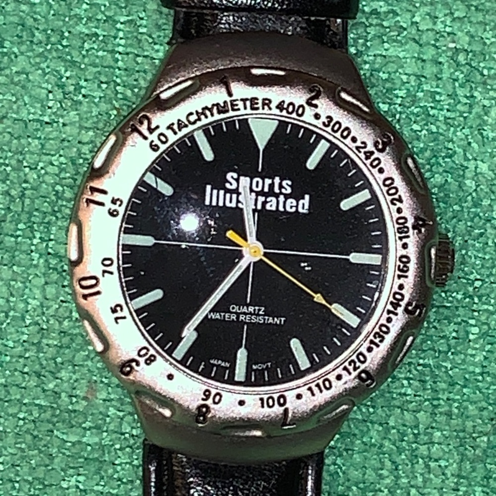Vintage Sports Illustrated unisex wristwatch